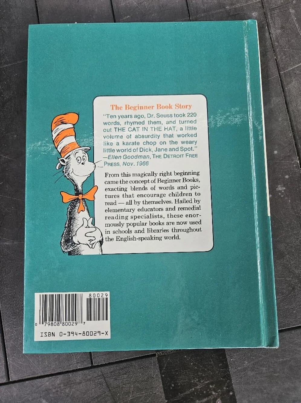 Vintage Dr. Seuss Hop on Pop Hardcover Beginner Book – ISBN 0-394-80029-X